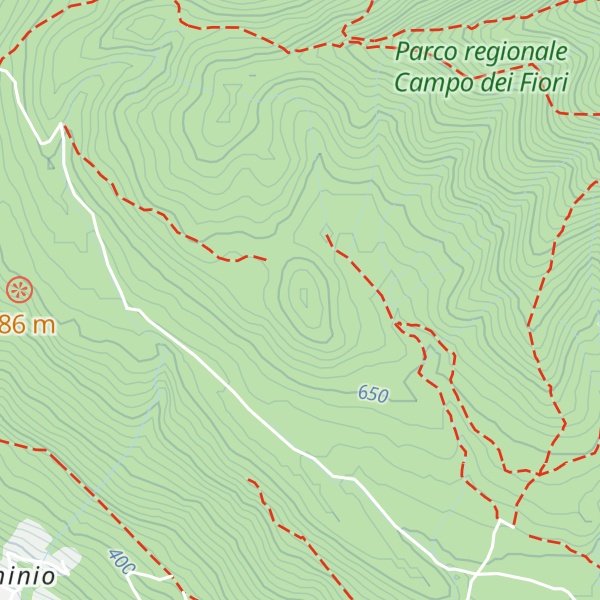 Map of Monte Morto