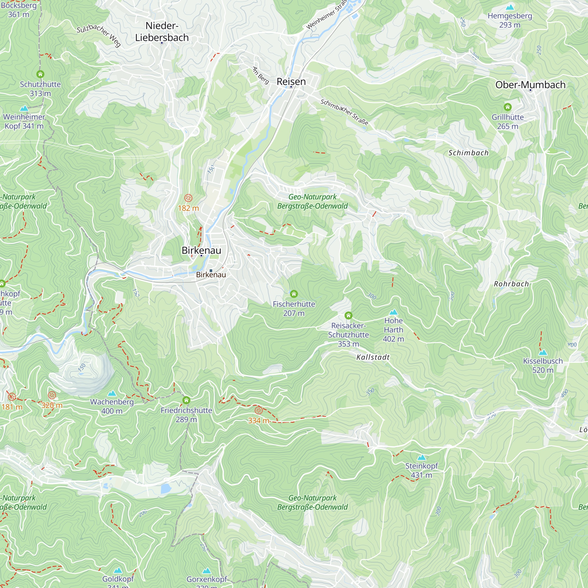 Fischerhütte map