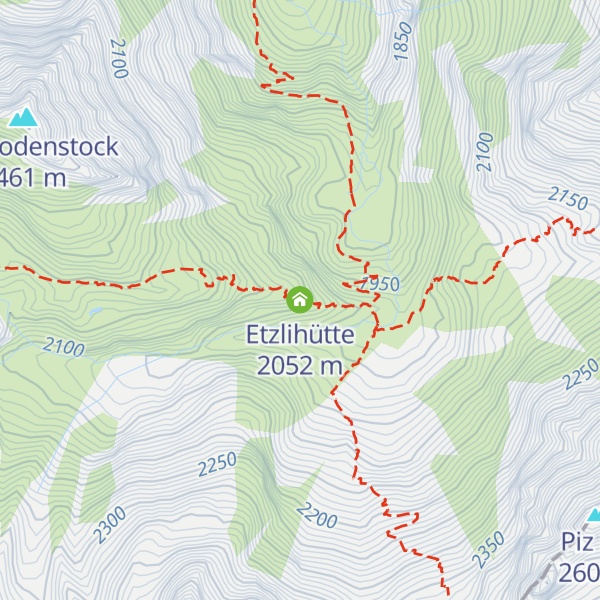 Map of Etzlihütte