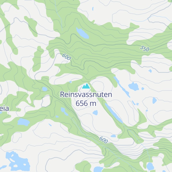 Map of Reinsvassnuten