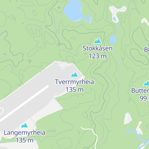 Map of Tverrmyrheia