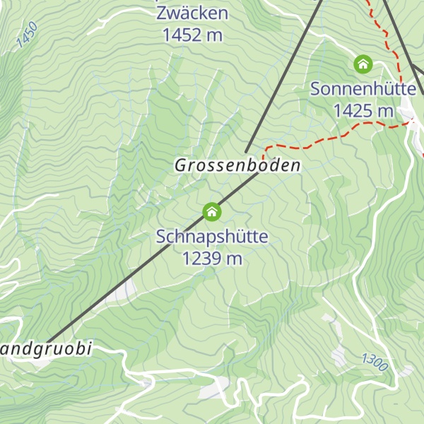 Map of Schnapshütte