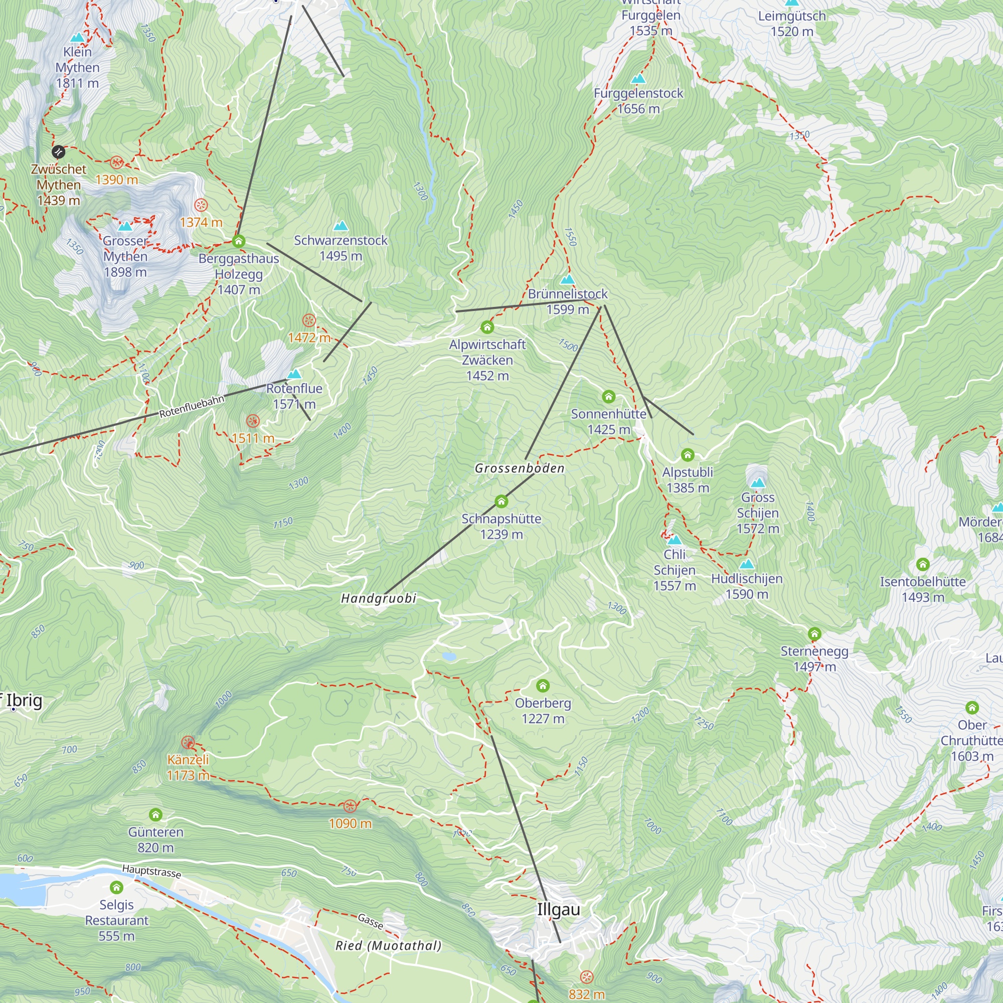 Schnapshütte map