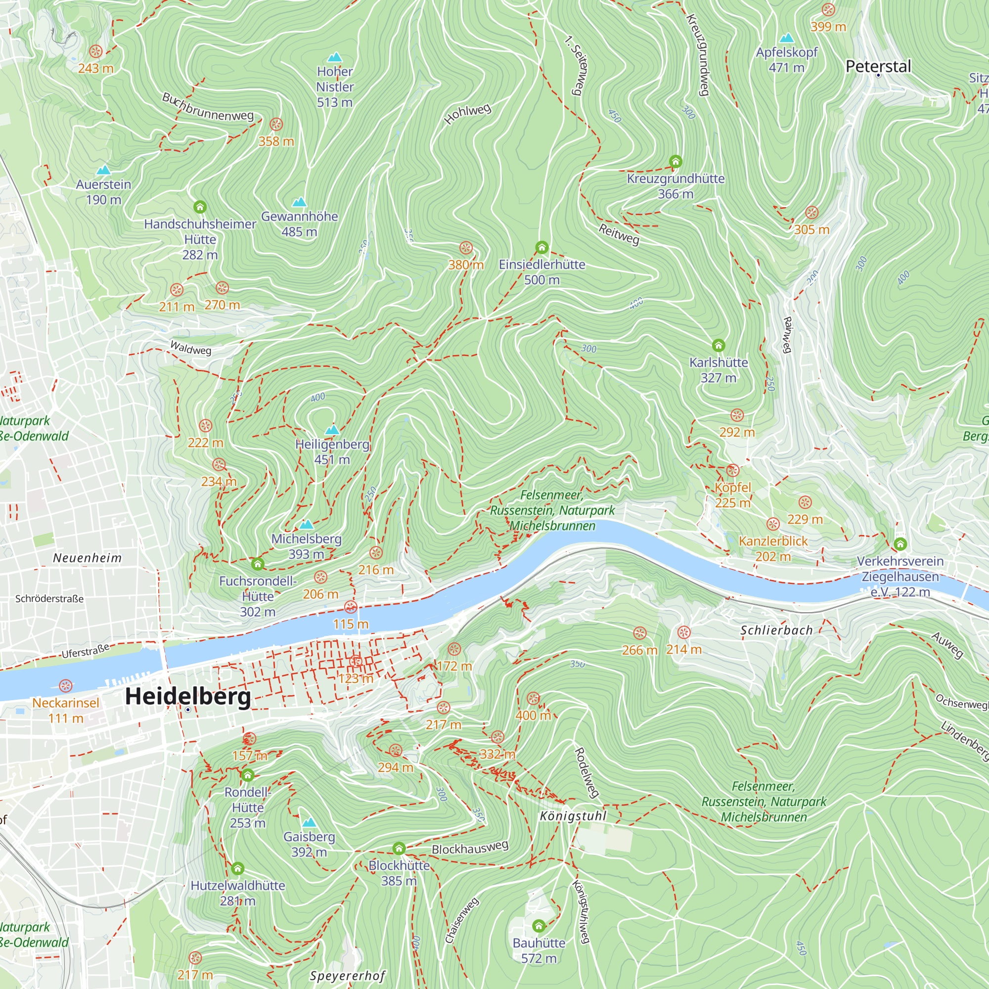 Moltkehütte map