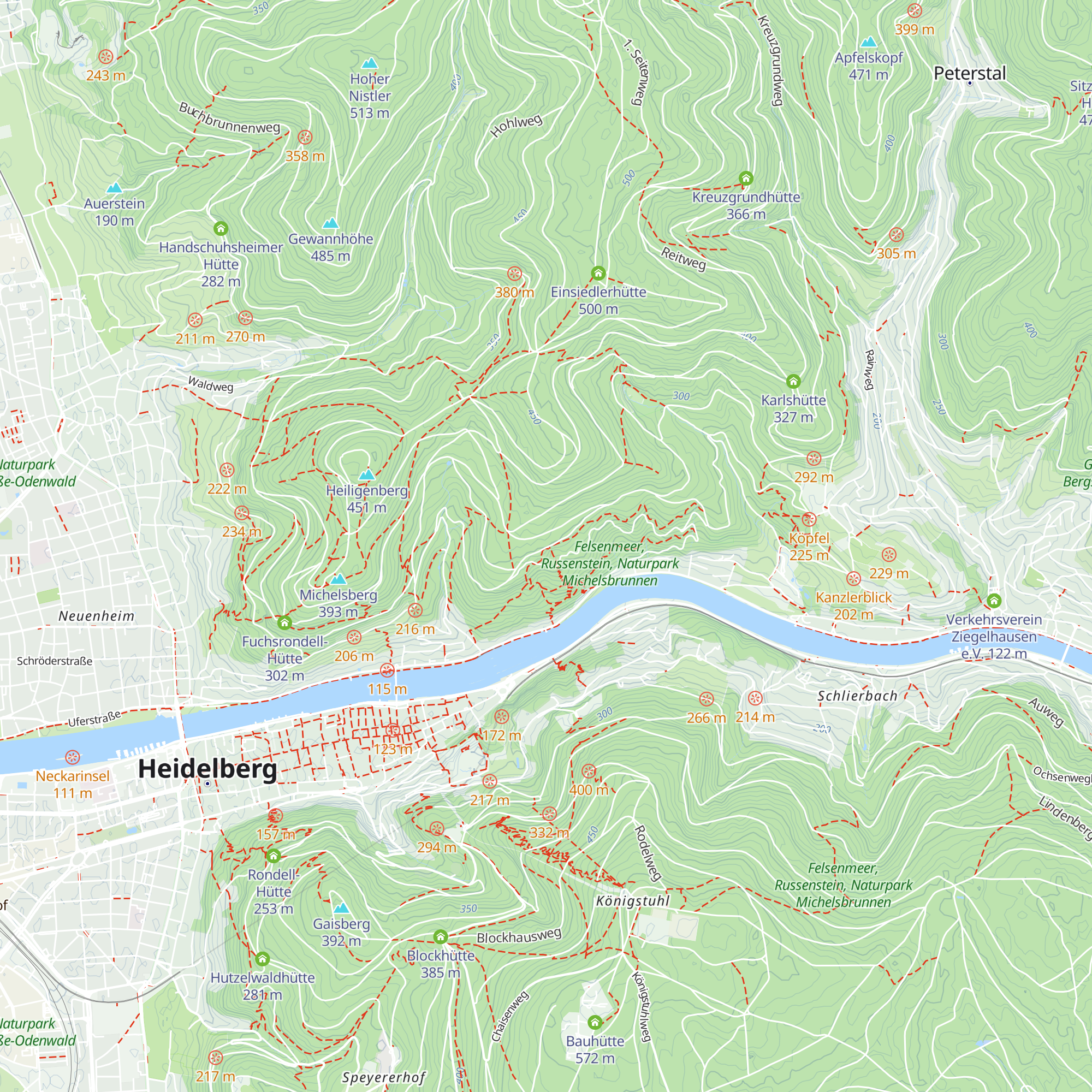 Moltkehütte map