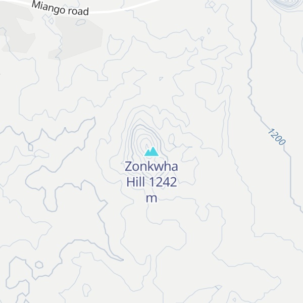 Map of Zonkwha Hill