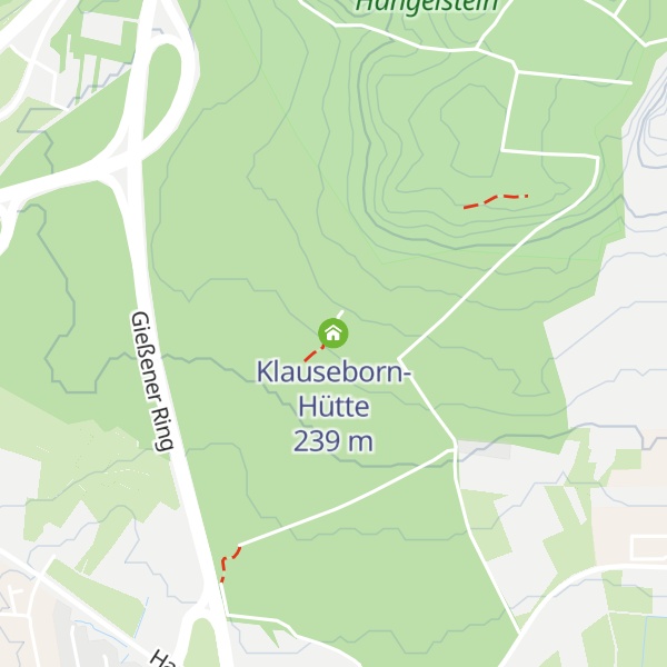 Map of Klauseborn-Hütte