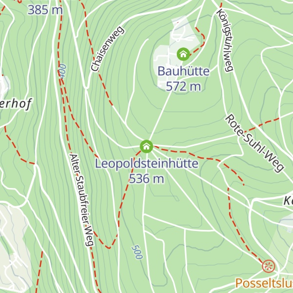 Map of Leopoldsteinhütte