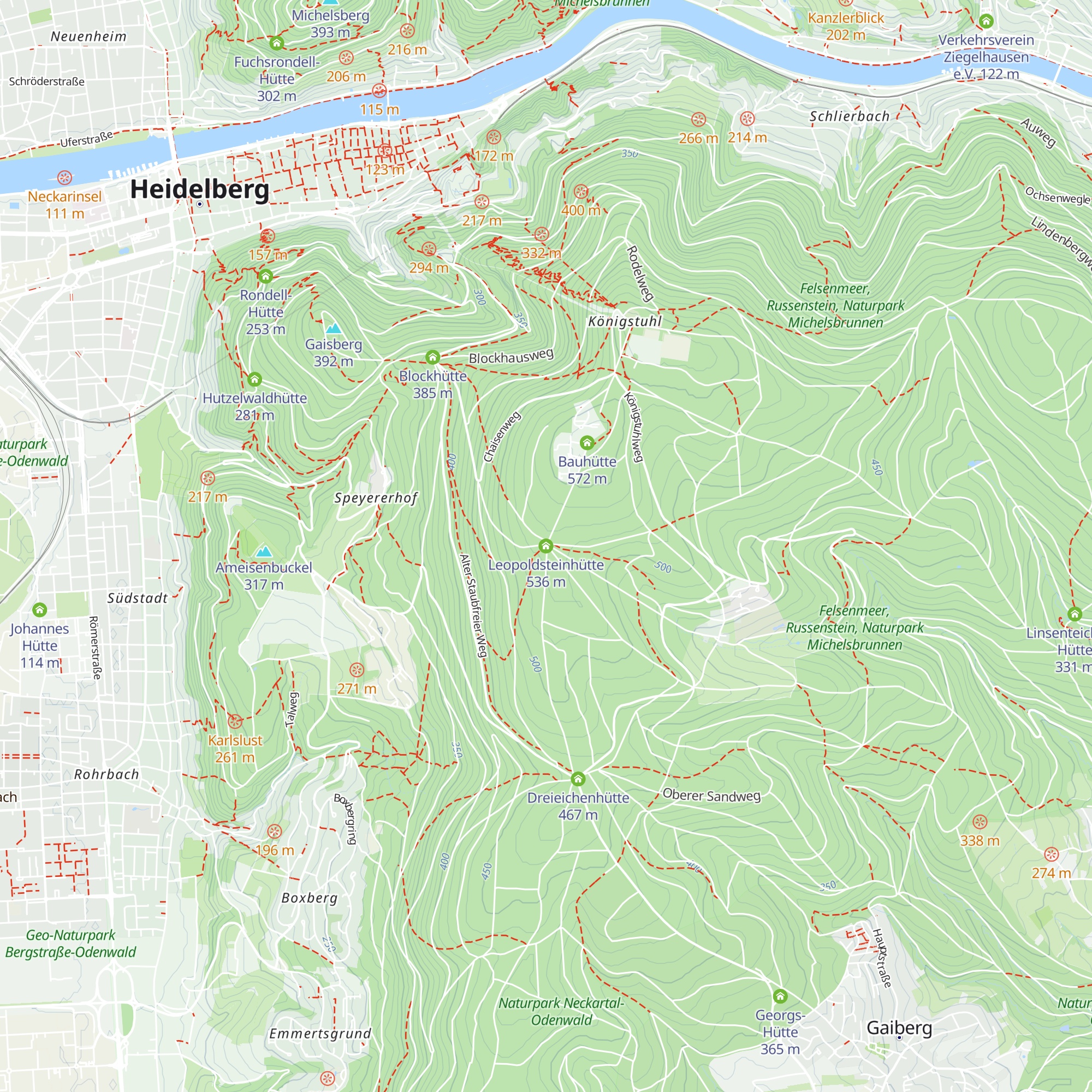 Leopoldsteinhütte map