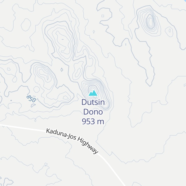 Map of Dutsin Dono