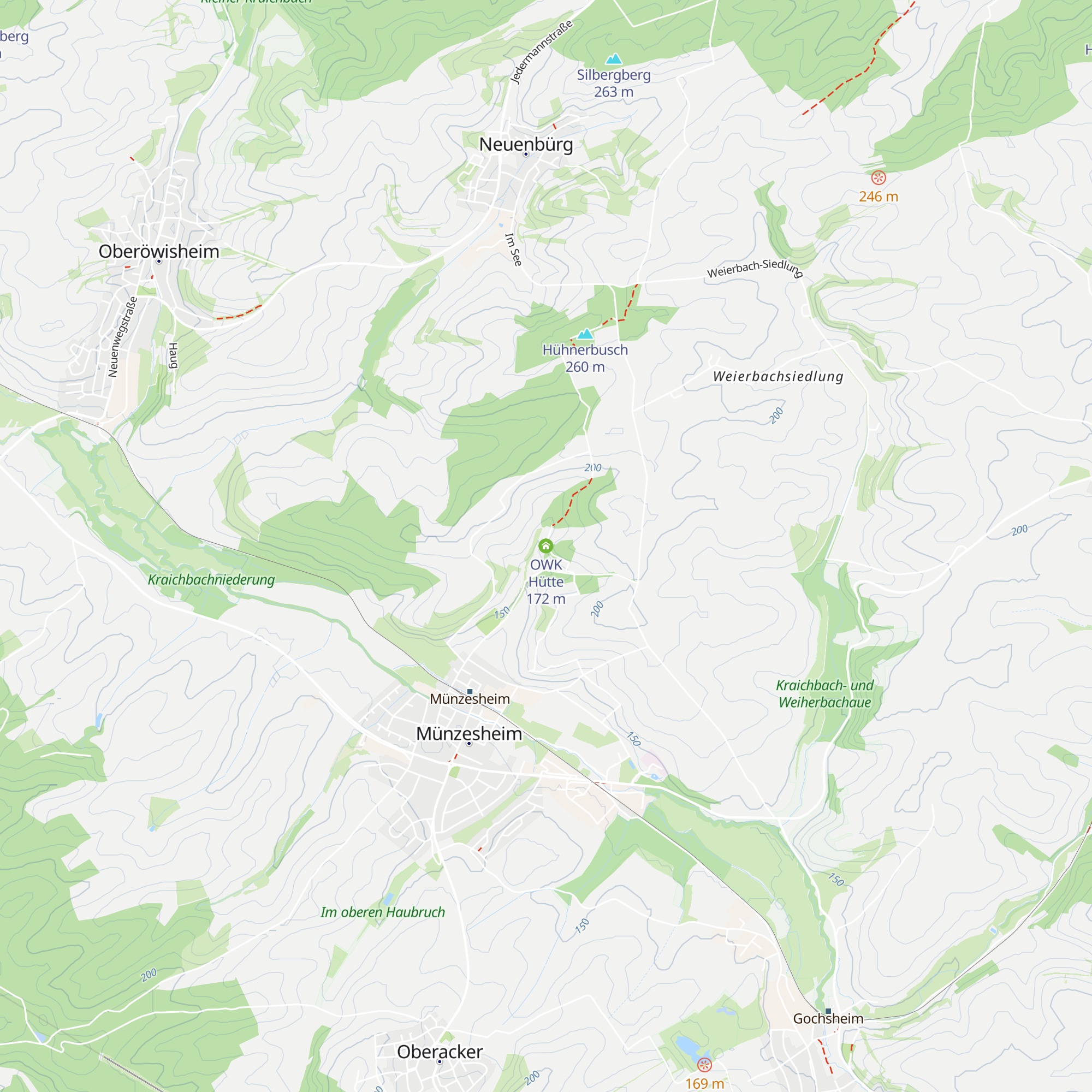 OWK Hütte map