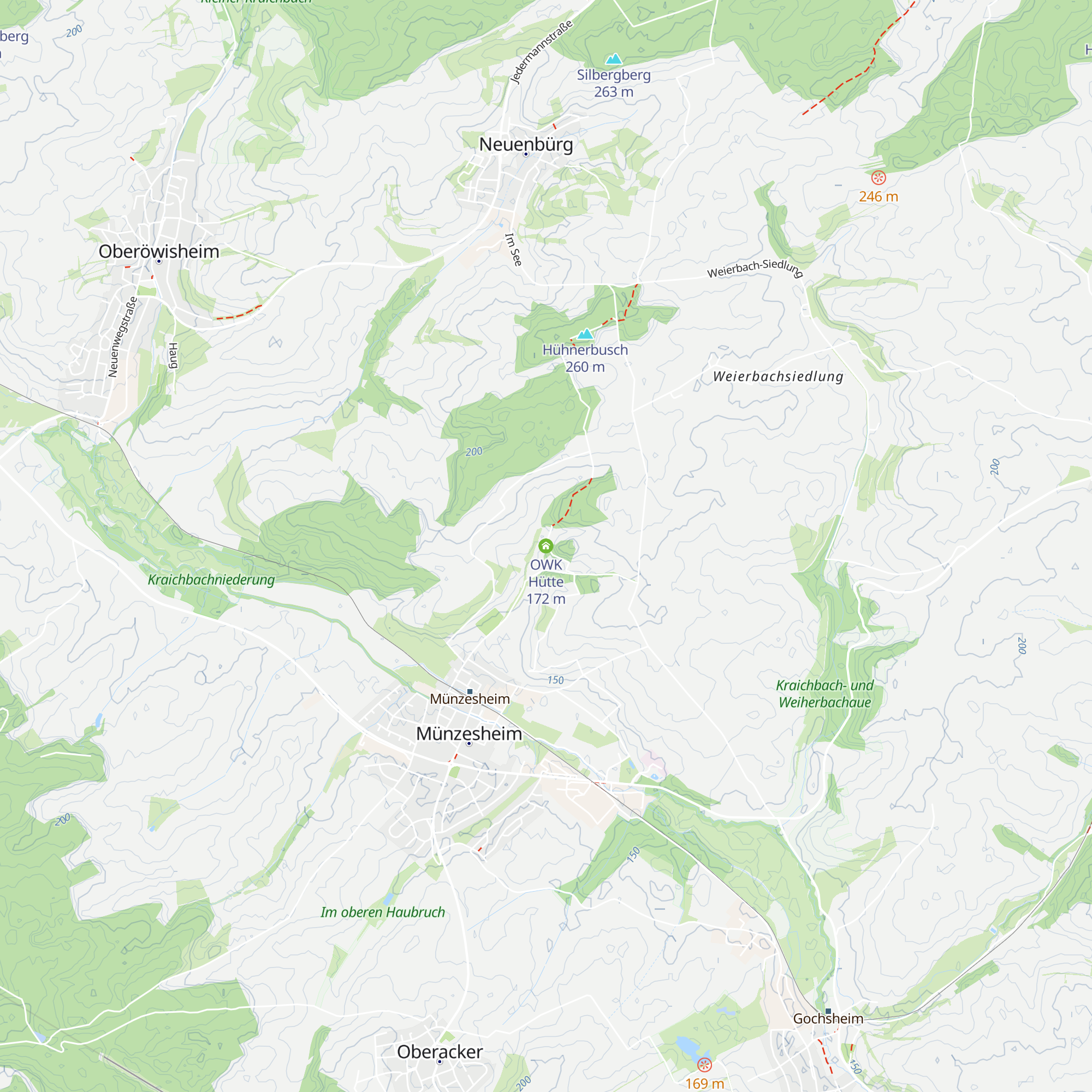 OWK Hütte map