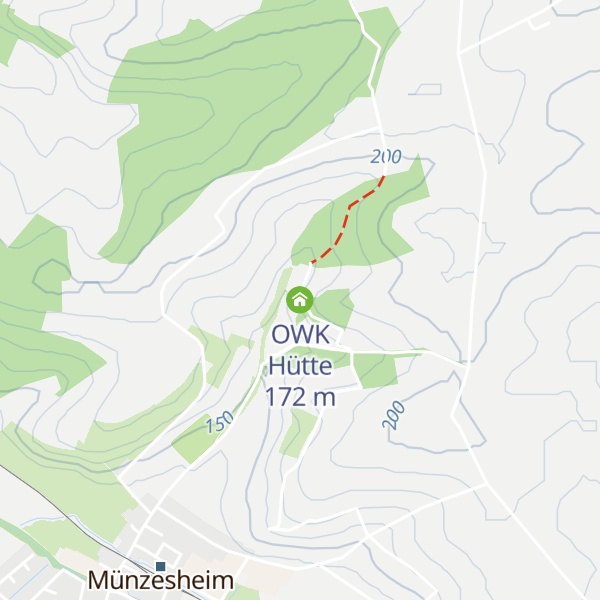 Map of OWK Hütte