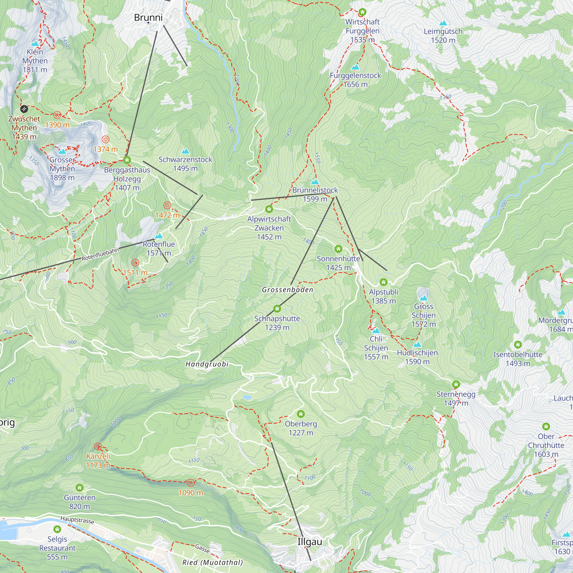 Grossenboden map