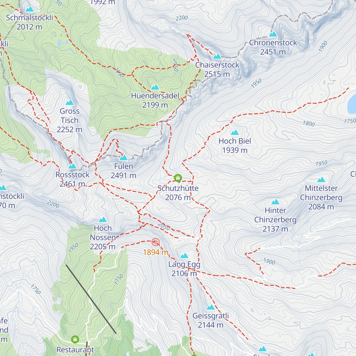 Schutzhütte map