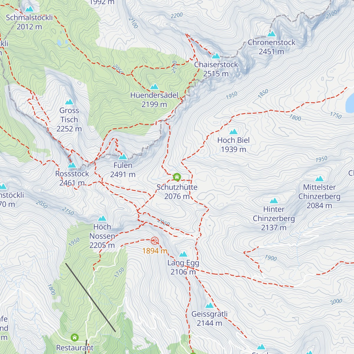 Schutzhütte map
