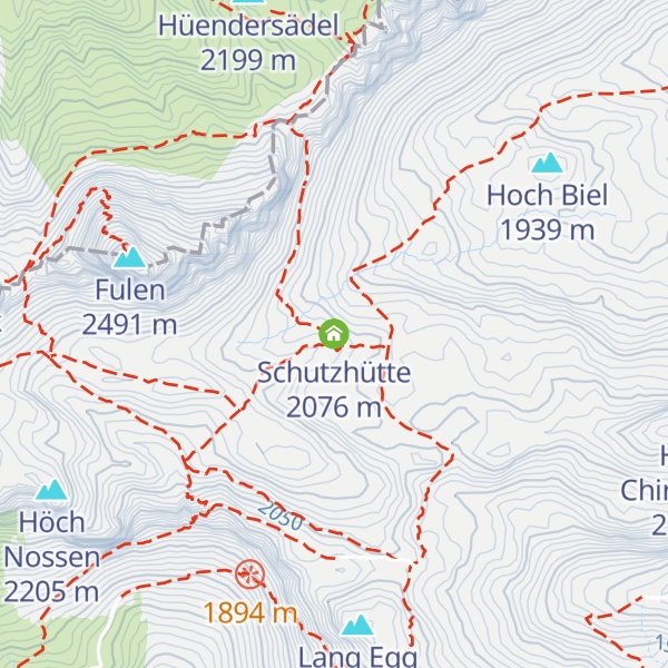 Map of Schutzhütte