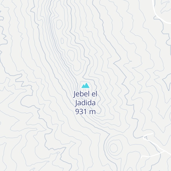 Map of Jebel el Jadida