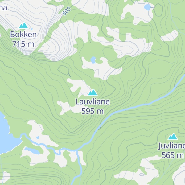 Map of Lauvliane