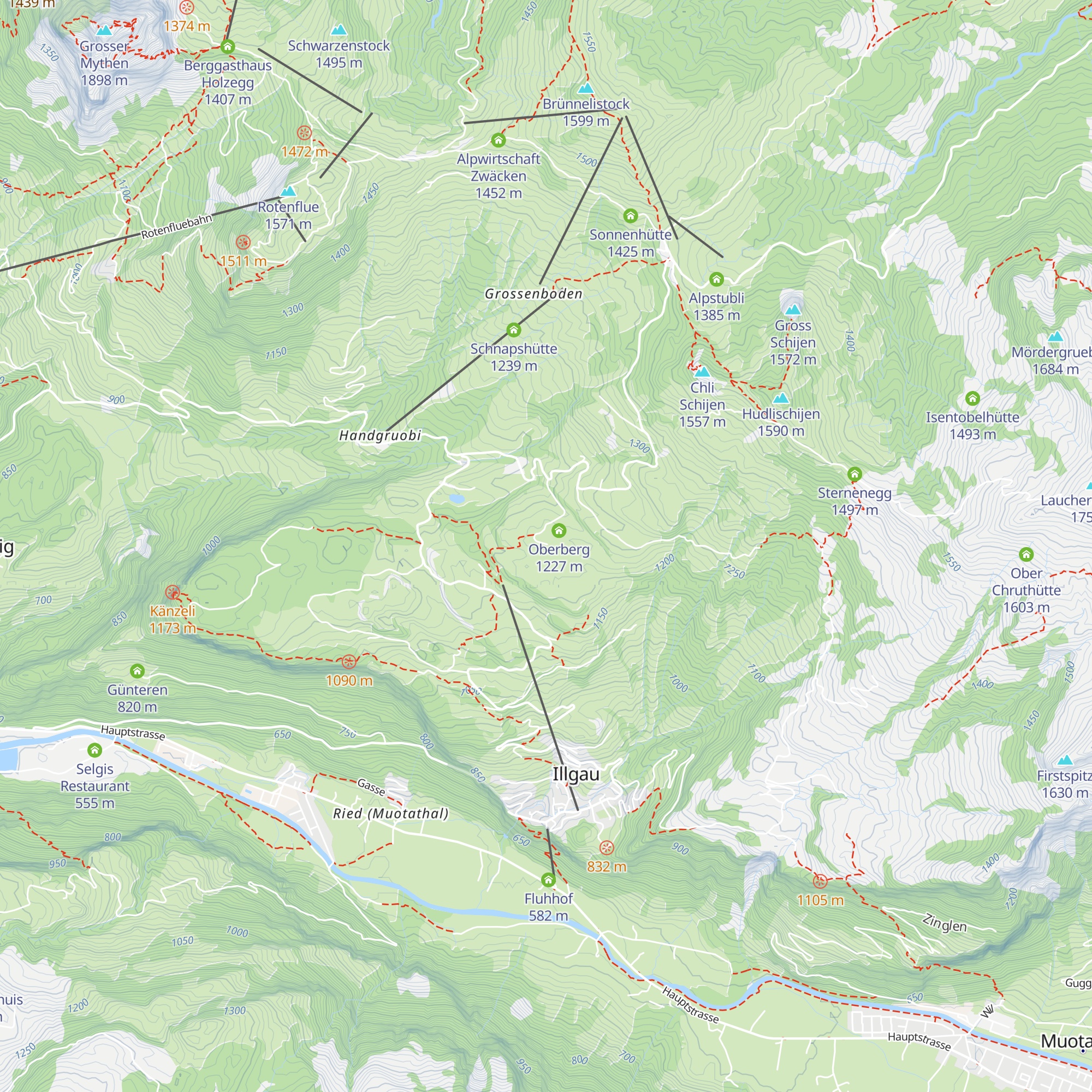 Badenerhaus map