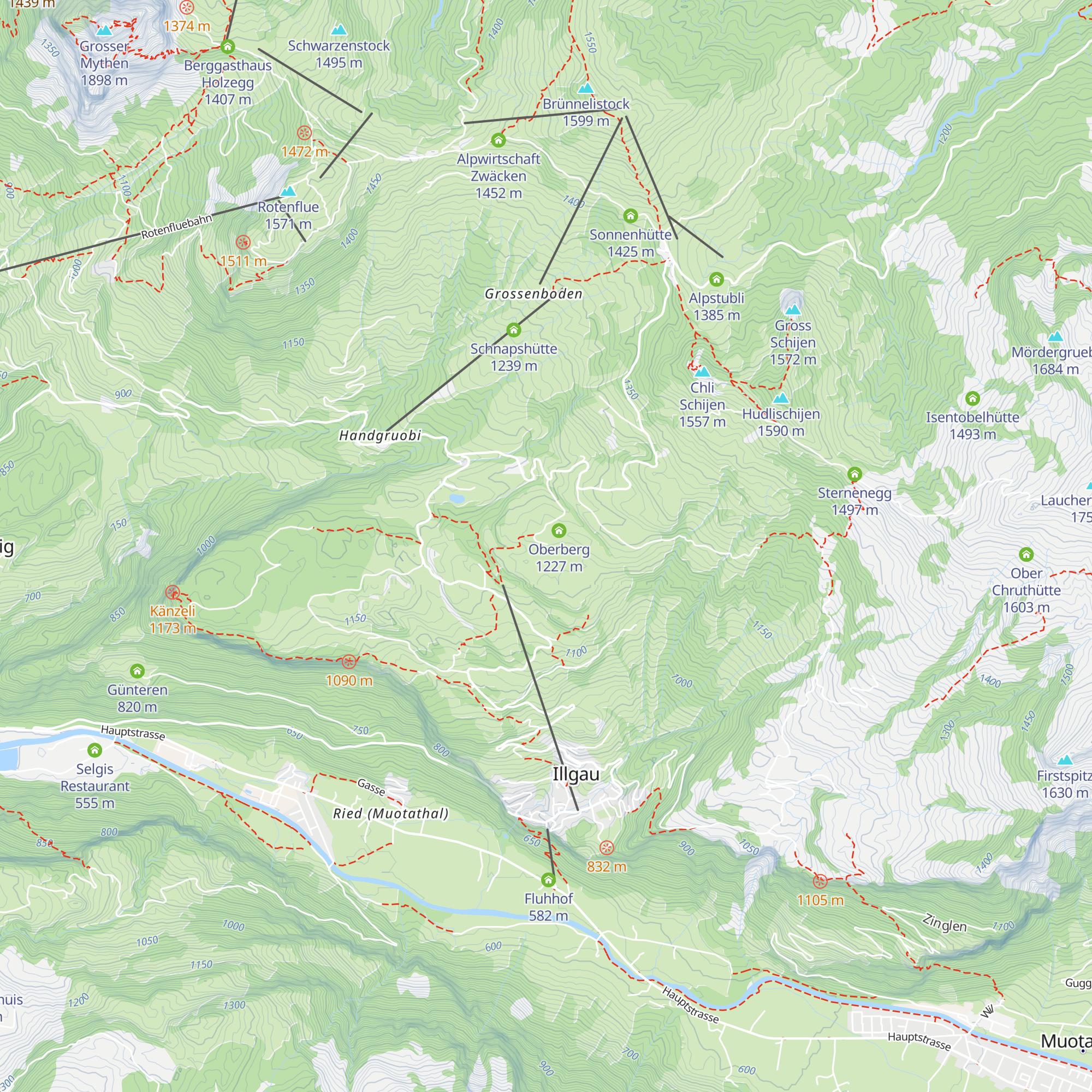 Badenerhaus map