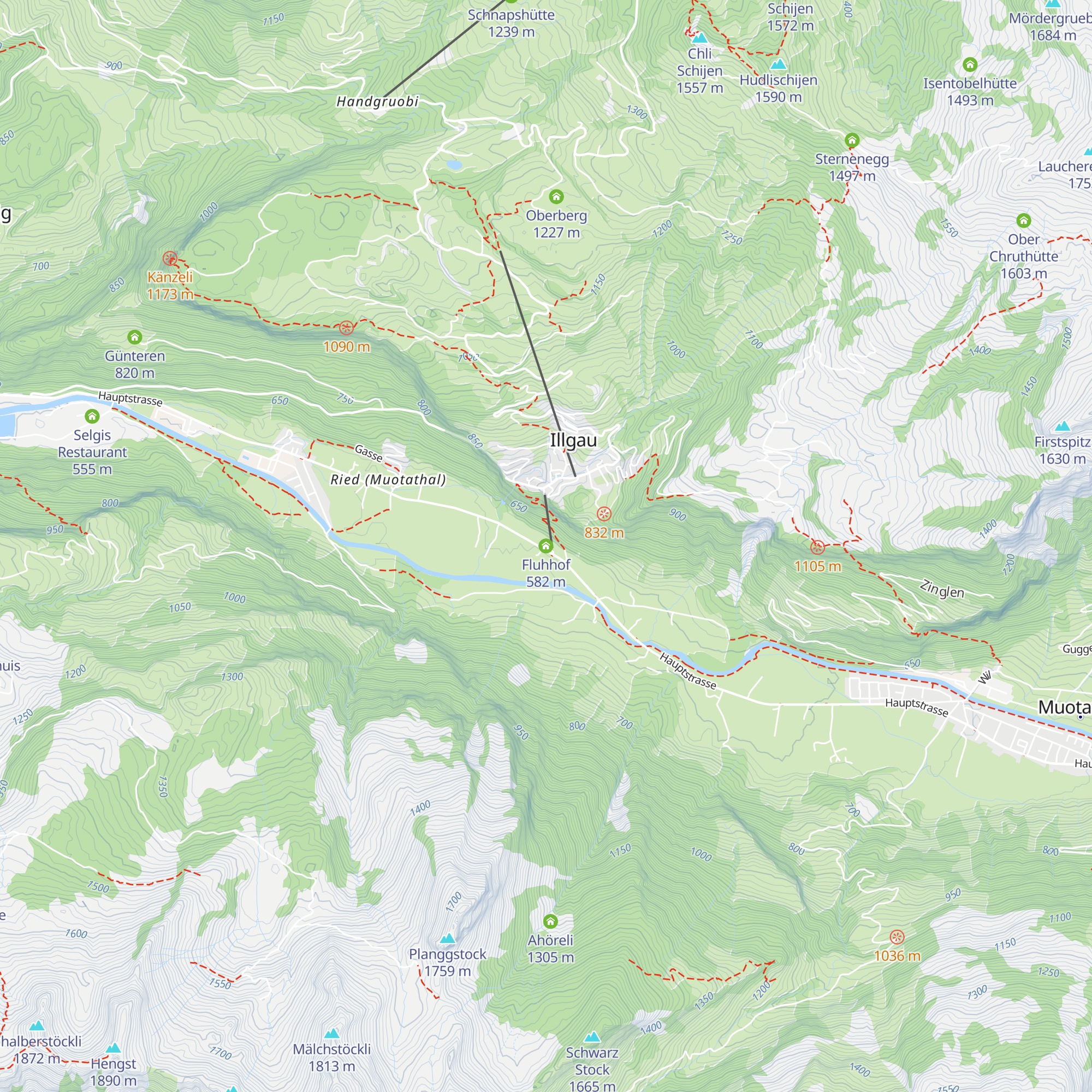Fluhhof map