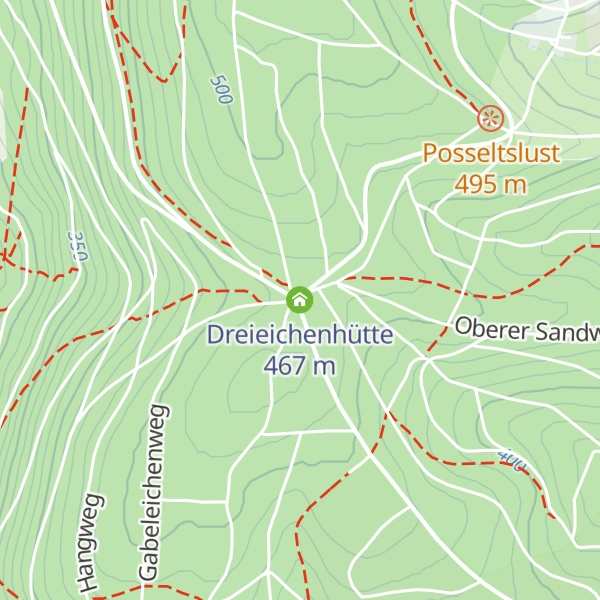 Map of Dreieichenhütte