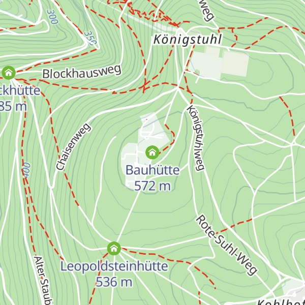 Map of Bauhütte