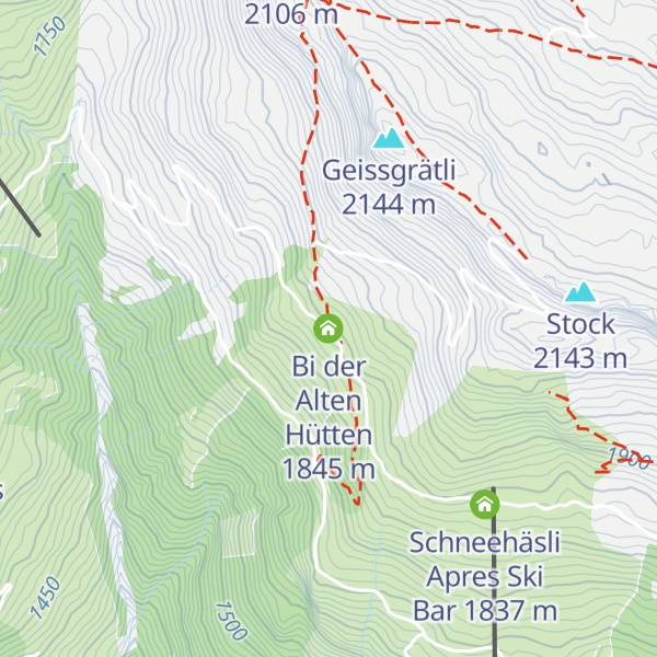 Map of Bi der Alten Hütten