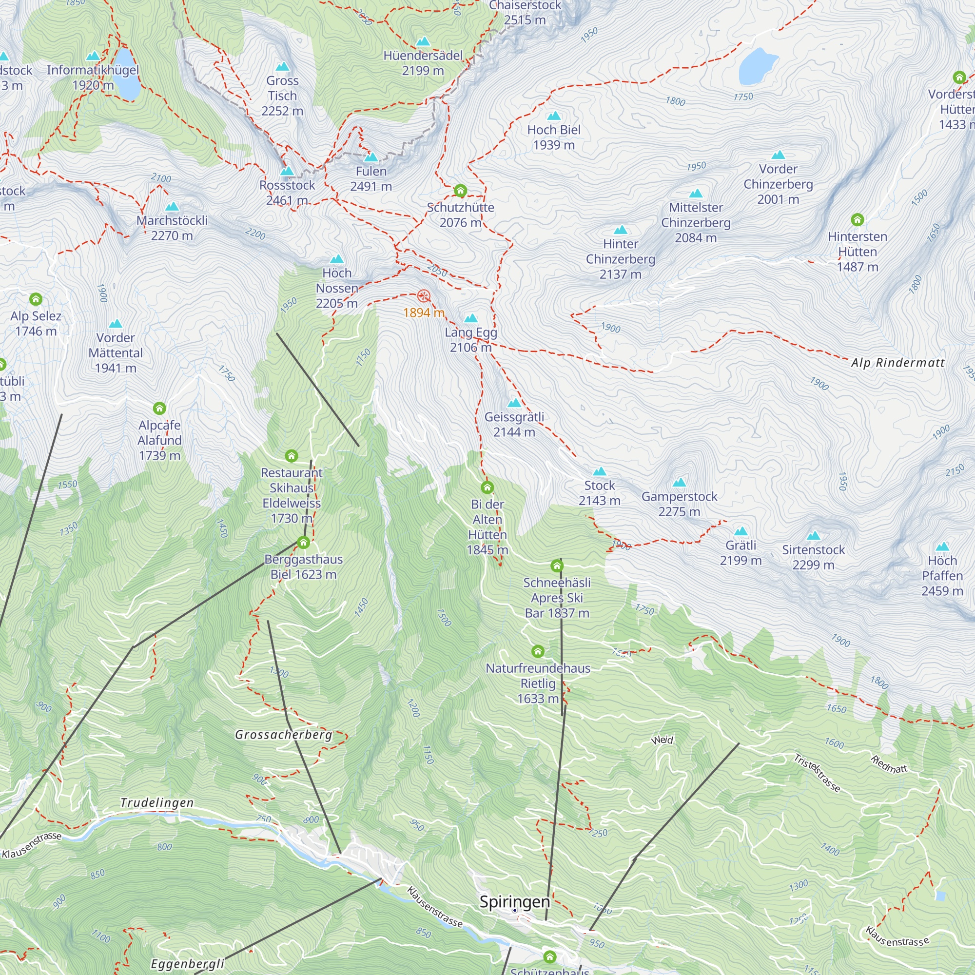 Bi der Alten Hütten map