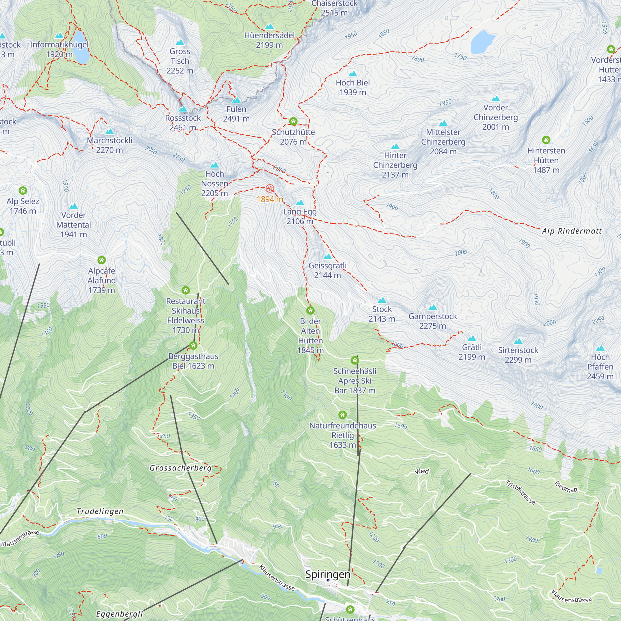 Bi der Alten Hütten map