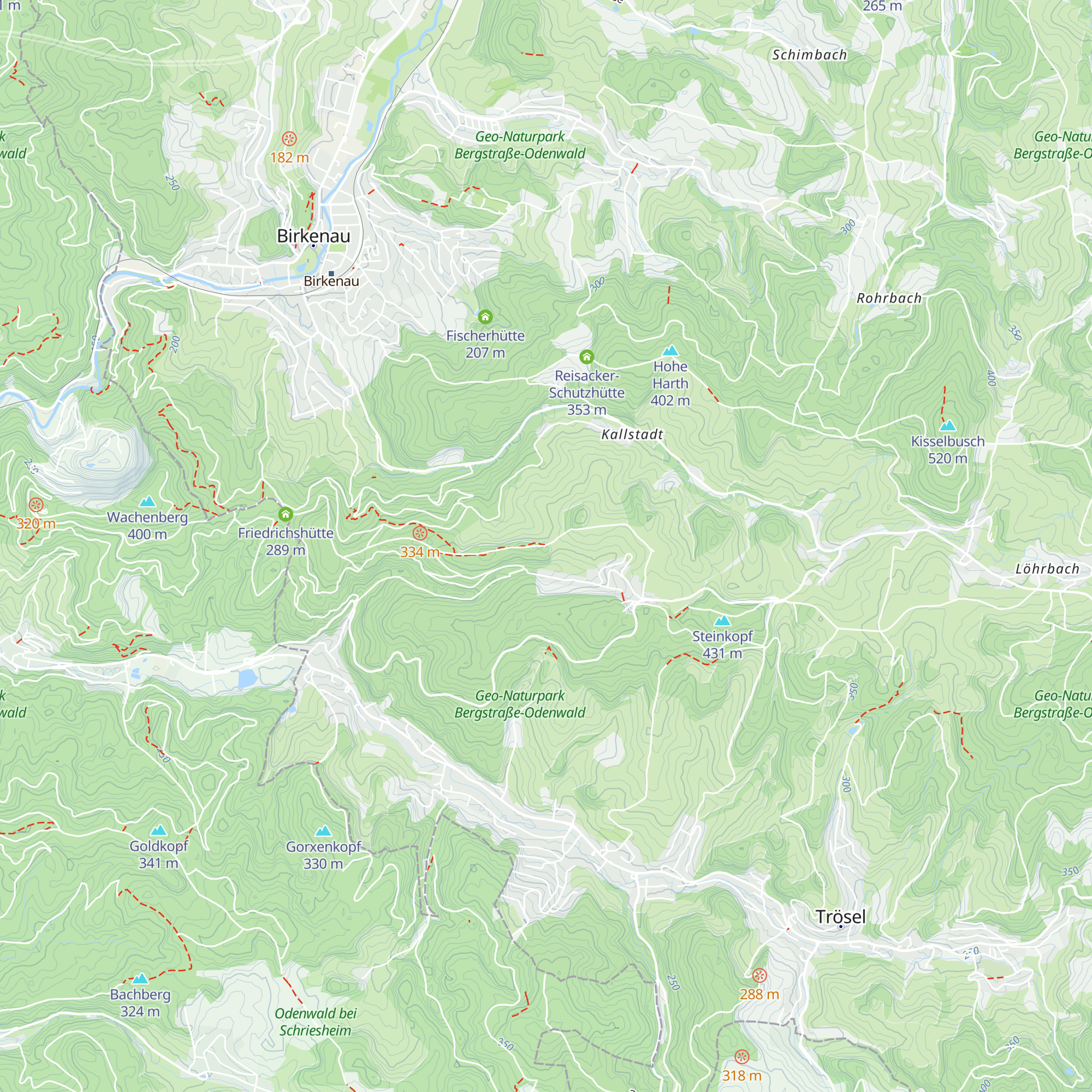Heinz Böhm-Hütte map