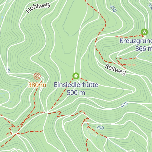Map of Einsiedlerhütte