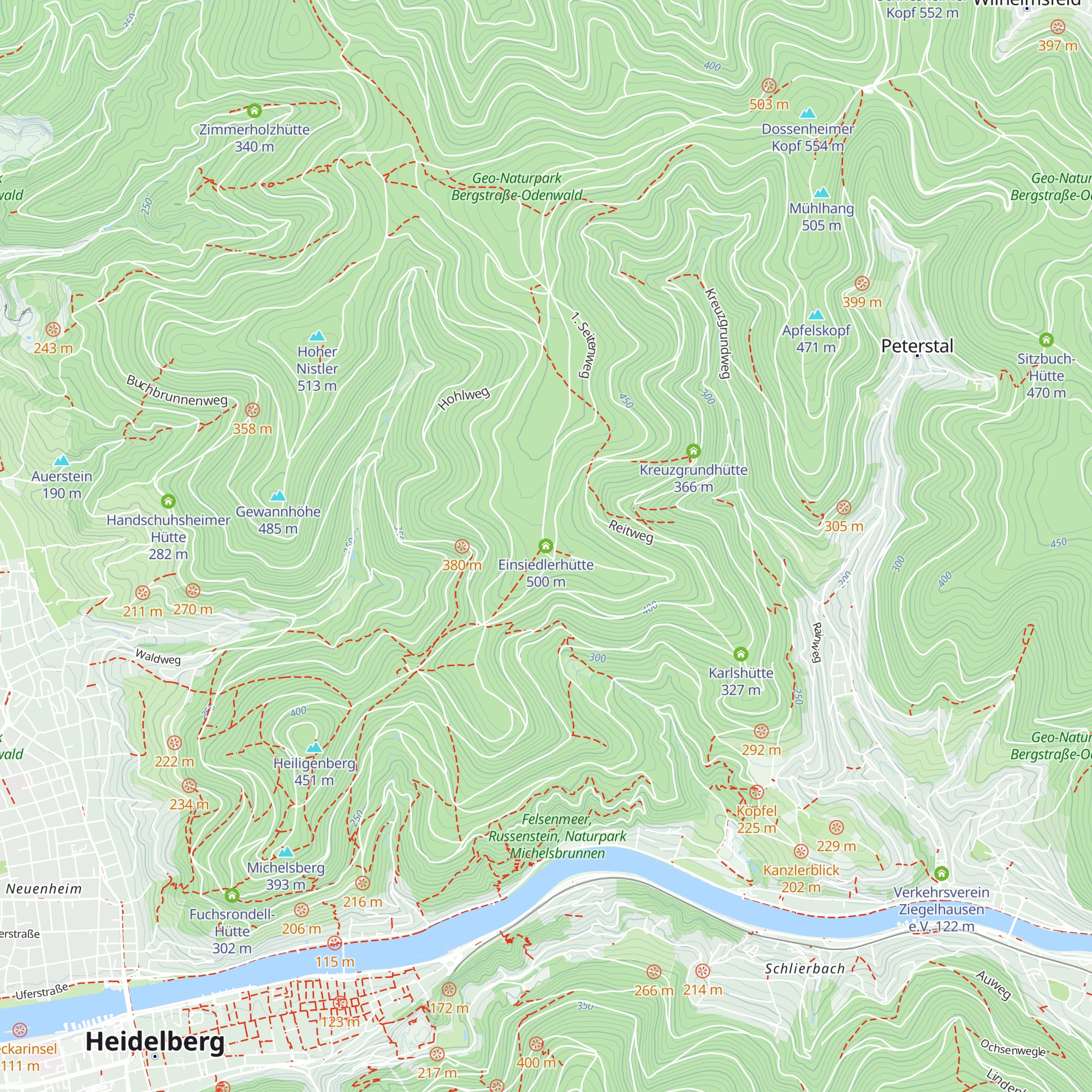 Einsiedlerhütte map