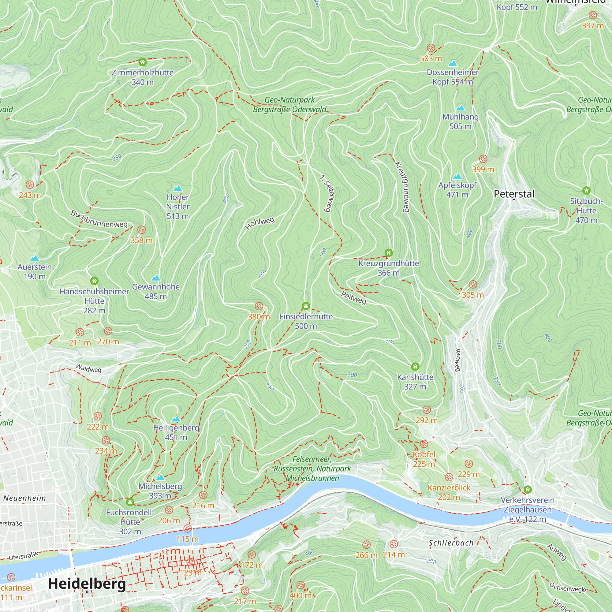 Einsiedlerhütte map