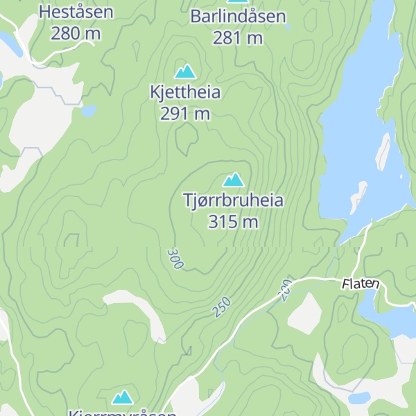 Map of Sandvassheia