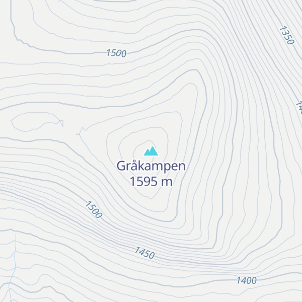 Map of Gråkampen