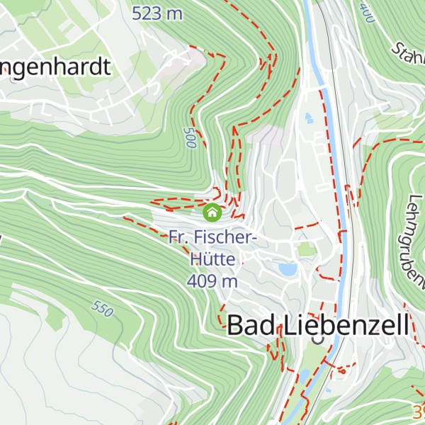 Map of Fr. Fischer-Hütte