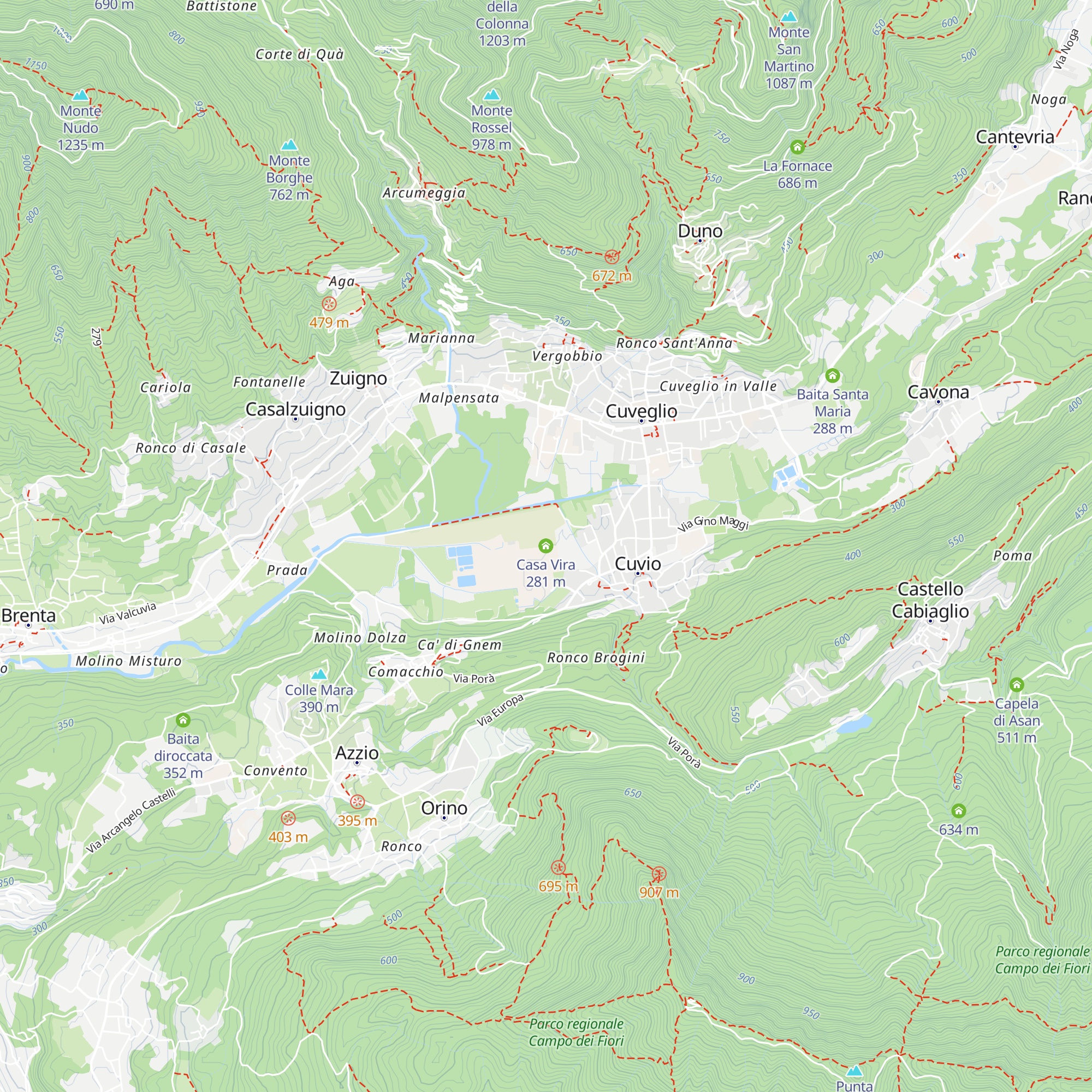 Casa Vira map