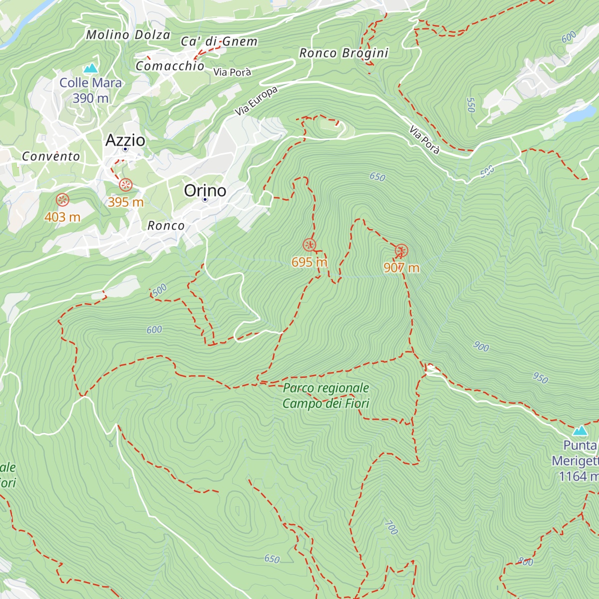 Rifugio Alpino Giuseppe Sangiani map