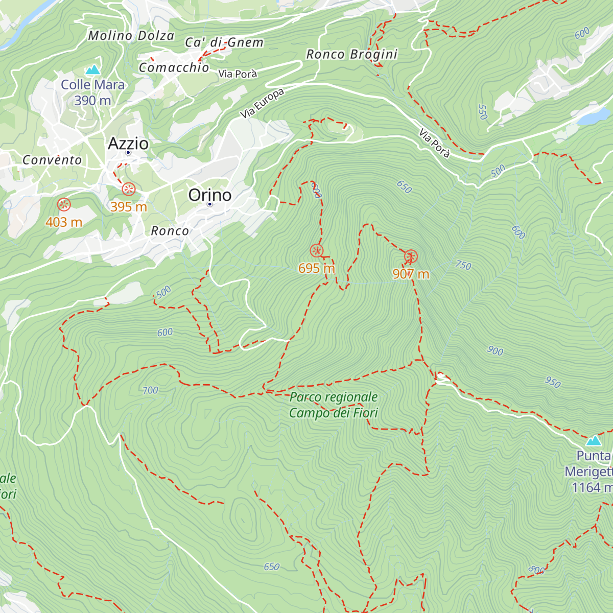Rifugio Alpino Giuseppe Sangiani map