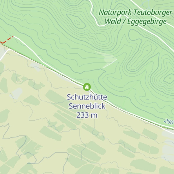 Map of Schutzhütte Senneblick