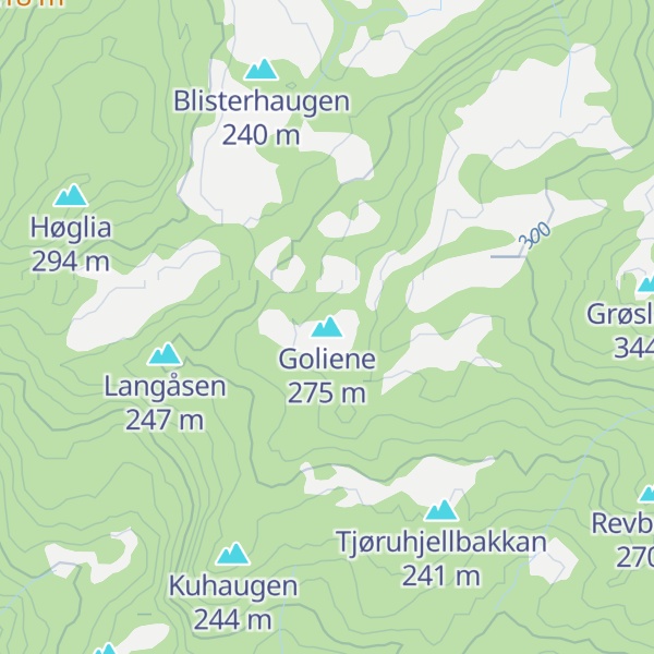Map of Goliene