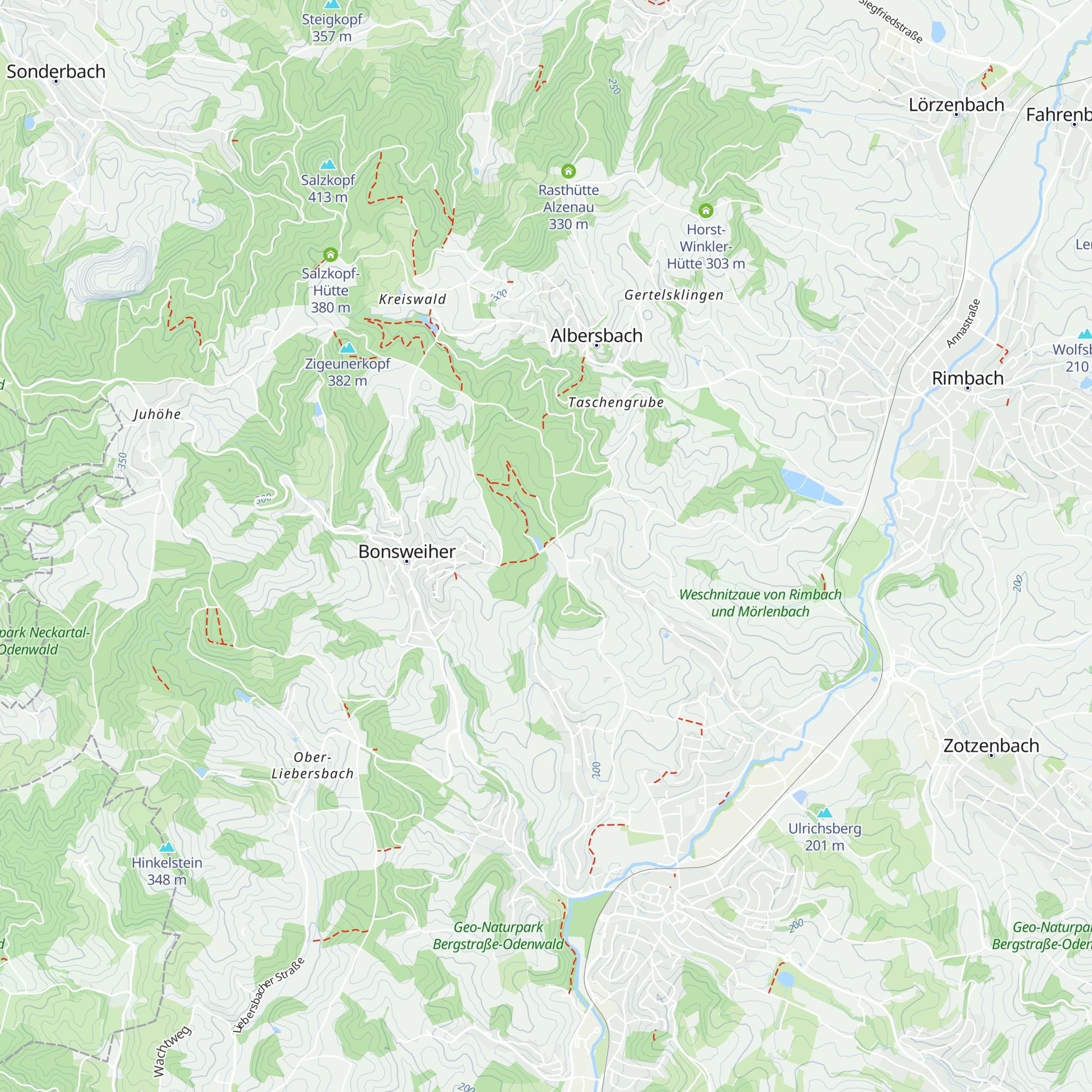 Hasenhütte map