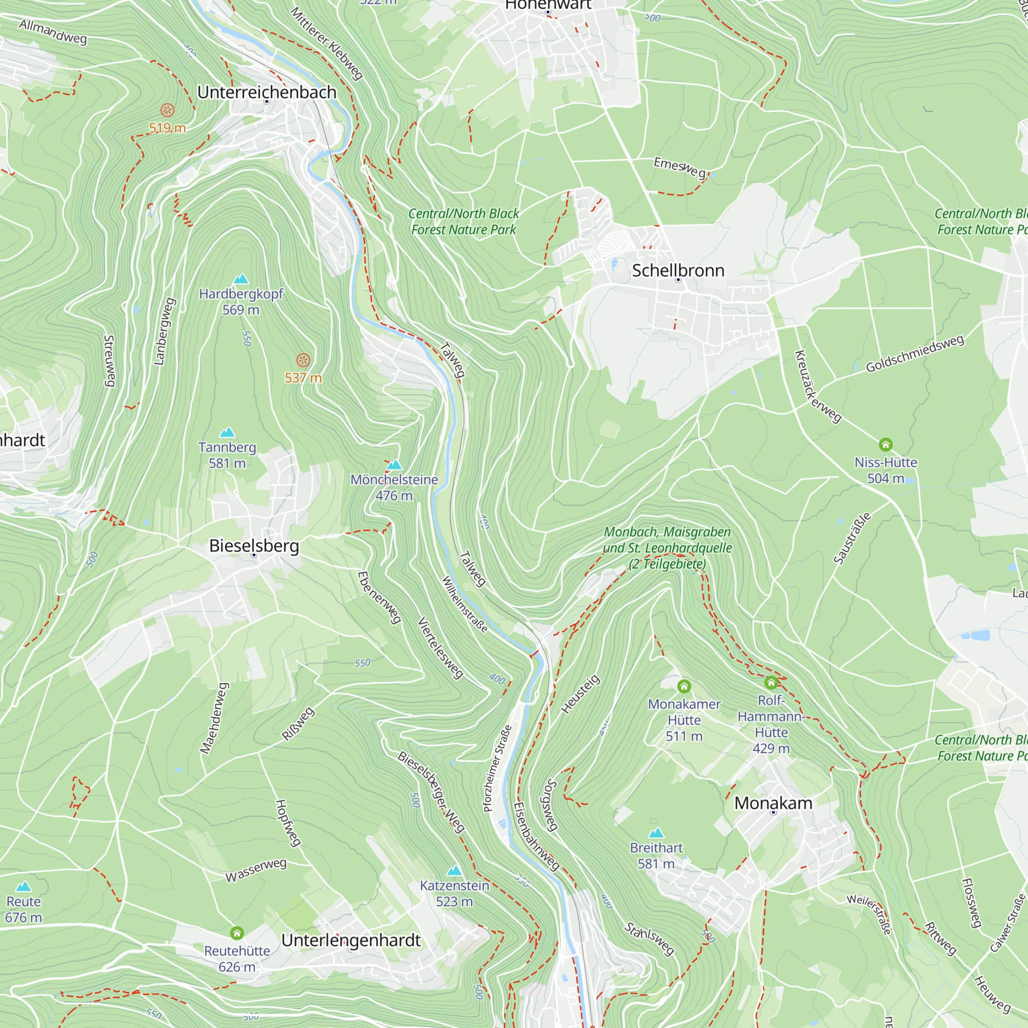 Schaierhuette map