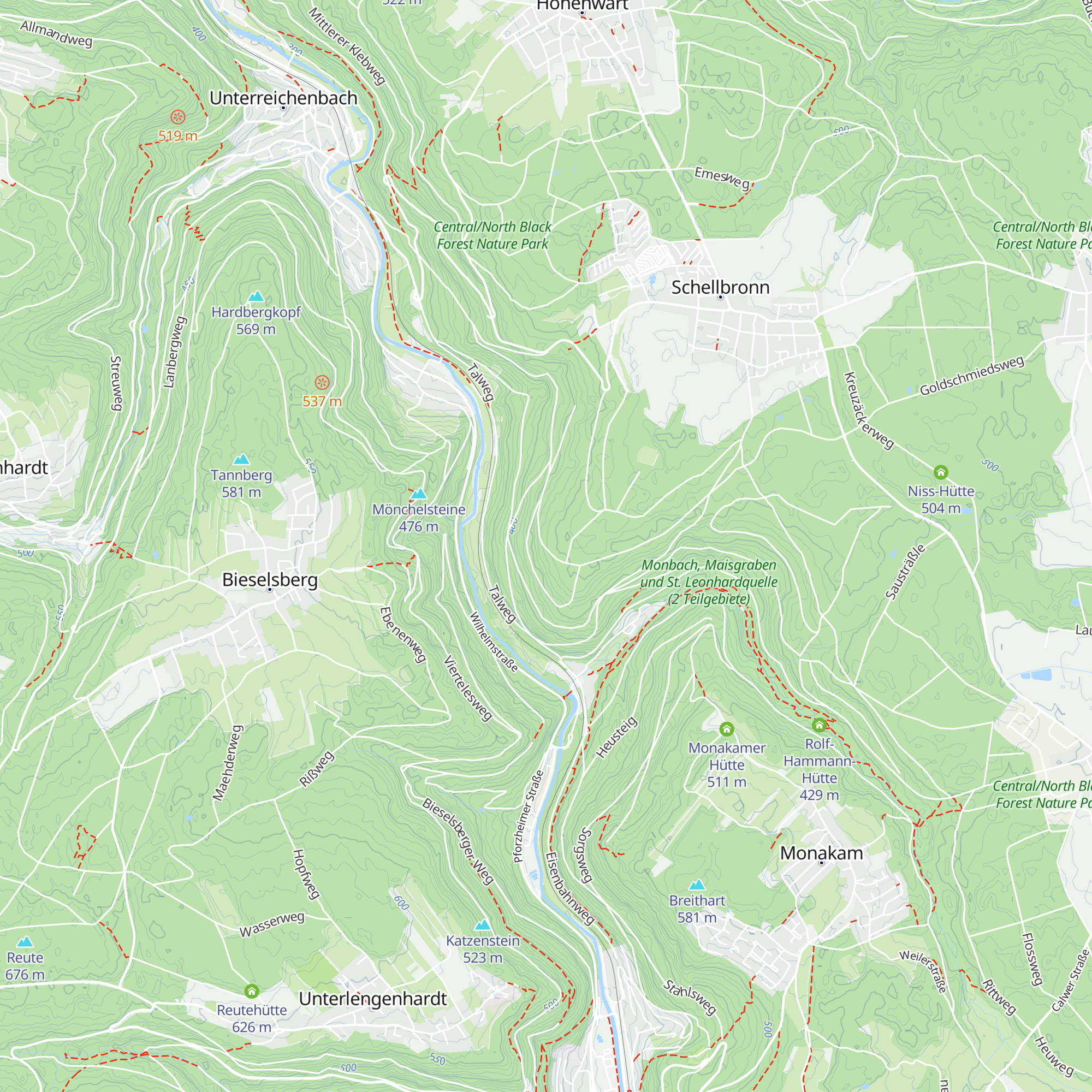 Schaierhuette map