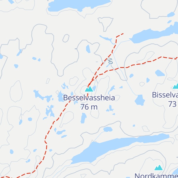 Map of Besselvassheia