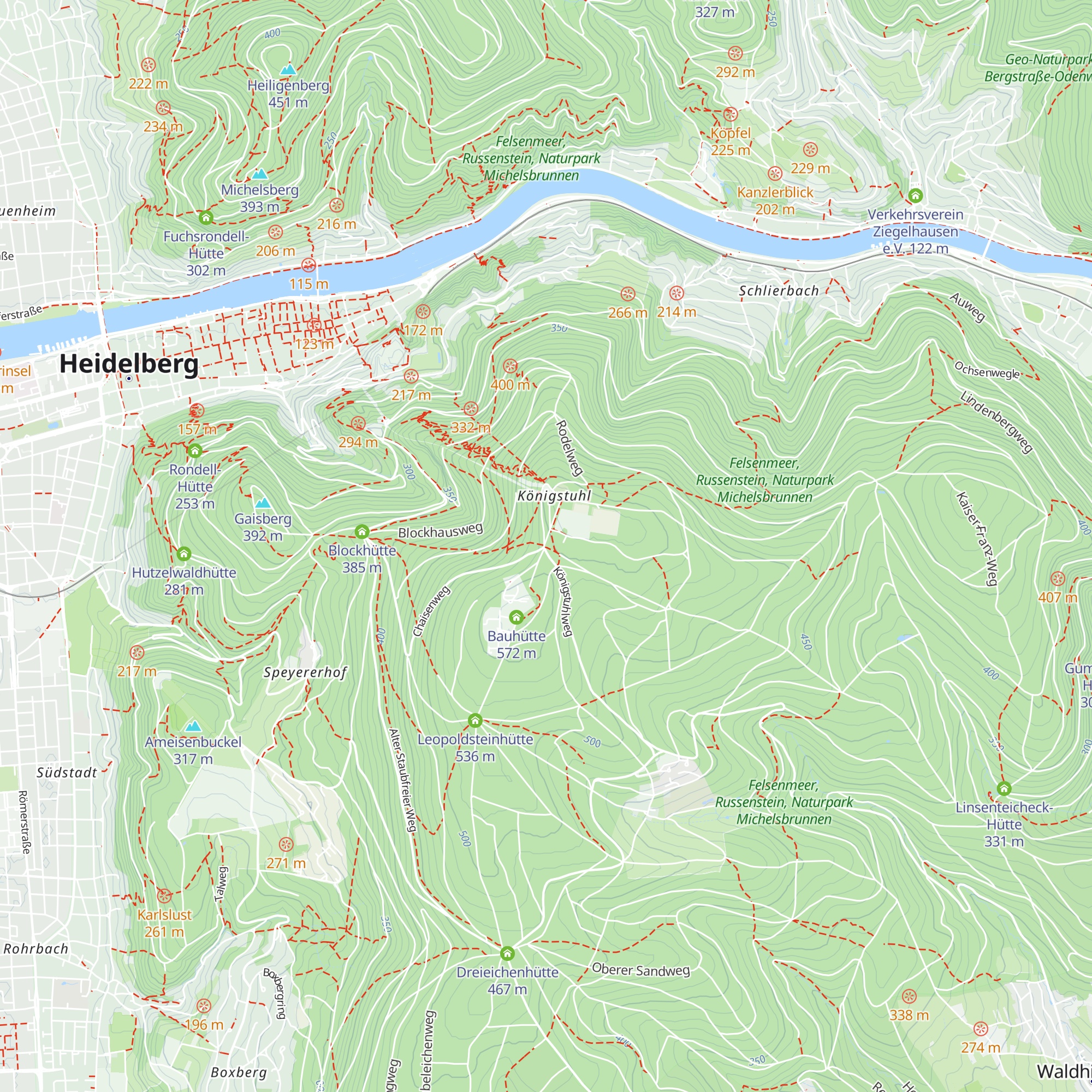 Vulpius-Hütte map