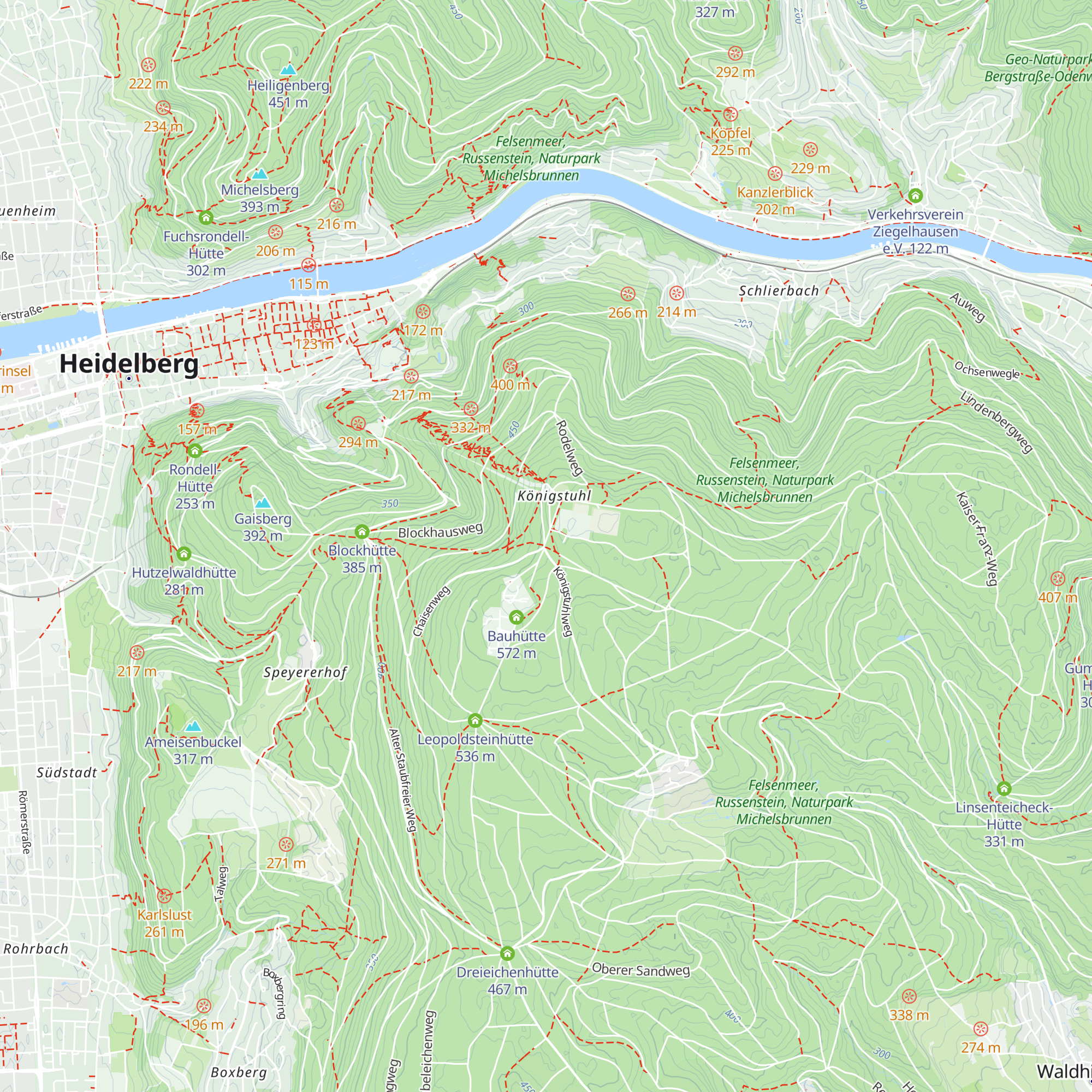 Vulpius-Hütte map