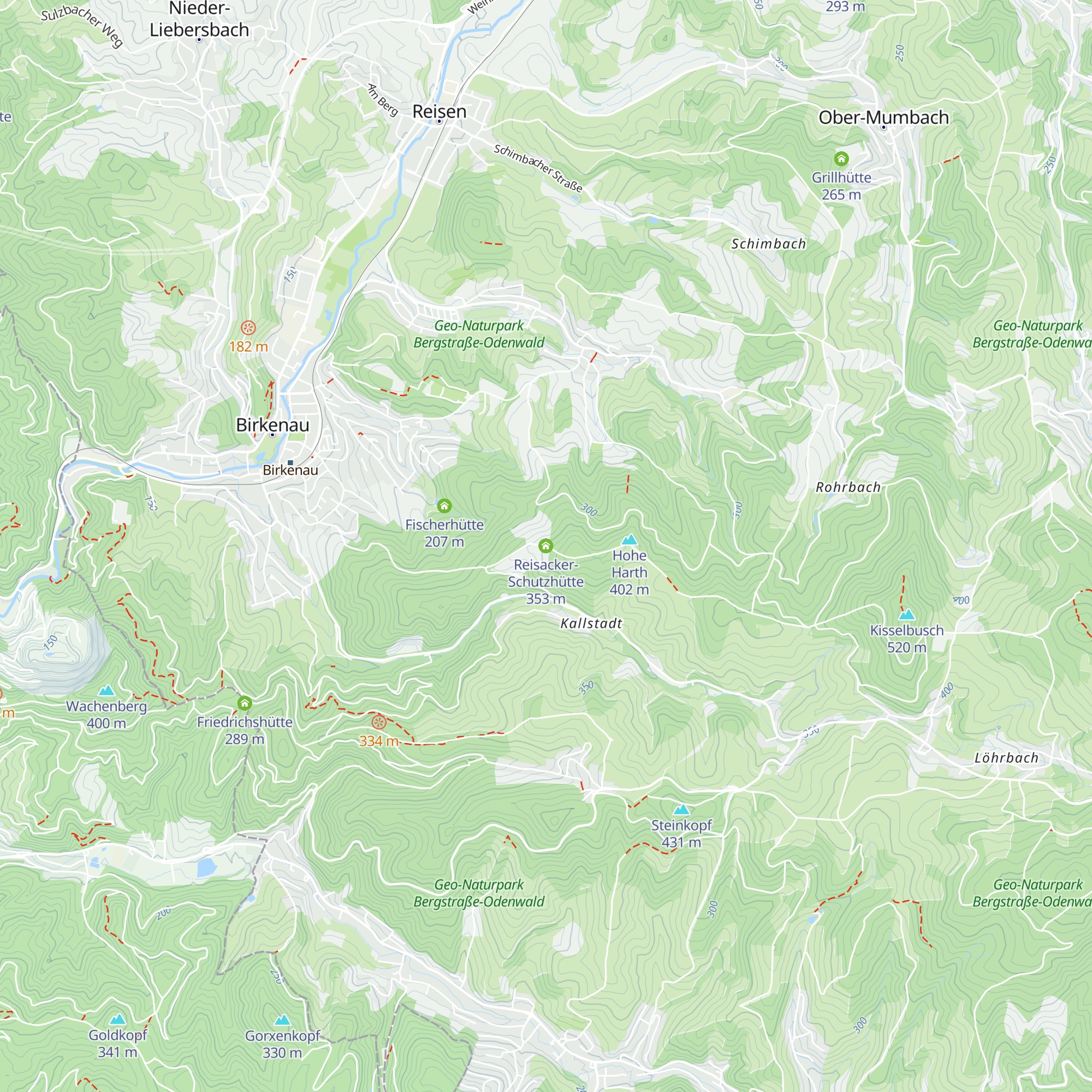 Reisacker-Schutzhütte map